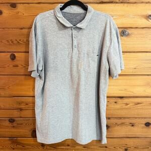Vuori Ace Polo Shirt Light Grey Men's XL